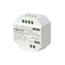 MiBoxer TRI-C1ZR Zigbee 3.0 & 2.4G Funk TRIAC Dimmer – für dimmbare 230 V Leuchten, Phasenabschnitt, Push-Dim MiBoxer TRI-C1ZR Zigbee 3.0 & 2.4G Funk TRIAC Dimmer – für dimmbare 230 V Leuchten, Phasenabschnitt, Push-Dim