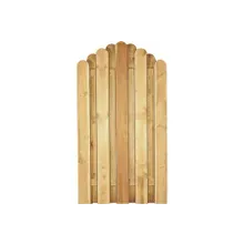 Sichtschutzzaun Holz Kiefer/Fichte Bogen 100 x 180/160 cm (Serie Eversten) Sichtschutzzaun Holz Kiefer/Fichte Bogen 100 x 180/160 cm (Serie Eversten)
