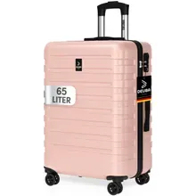 Deuba® Hartschalenkoffer New York Pastellrosa 65L Rollen 360º ABS Deuba® Hartschalenkoffer New York Pastellrosa 65L Rollen 360º ABS