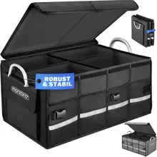 monzana® Kofferraumtasche Schwarz 60x35x30cm monzana® Kofferraumtasche Schwarz 60x35x30cm