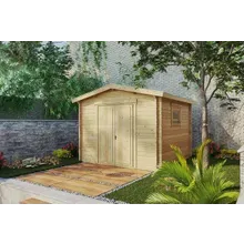 Kleines Gerätehaus “Nora F” 3x3m | Kleines Gartenhaus 3x3m | Gerätehaus | Gartenhaus aus Holz | Gartenhaus klein Kleines Gerätehaus “Nora F” 3x3m | Kleines Gartenhaus 3x3m | Gerätehaus | Gartenhaus aus Holz | Gartenhaus klein