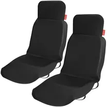 Autositzbezug 2er-Set Schwarz 160x66cm Vordersitz Autositzbezug 2er-Set Schwarz 160x66cm Vordersitz