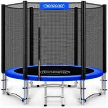 Trampolin Ø244cm TÜV geprüft mit verstärktem Sicherheitsnetz stabil Trampolin Ø244cm TÜV geprüft mit verstärktem Sicherheitsnetz stabil