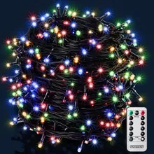 Lichterkette Weihnachten Bunt 40m Fernbedienung Lichterkette Weihnachten Bunt 40m Fernbedienung