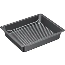 BOSCH Profipfanne mit Rost 81 x 455 x 375 mm 10 l, spülmaschinengeeignet HEZ633070 BOSCH Profipfanne mit Rost 81 x 455 x 375 mm 10 l, spülmaschinengeeignet HEZ633070