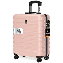 Deuba® Hartschalenkoffer New York Pastellrosa 35L Handgepäck Rollen 360º ABS Deuba® Hartschalenkoffer New York Pastellrosa 35L Handgepäck Rollen 360º ABS