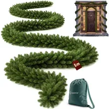 Casaria® Weihnachtsgirlande Premium 5m Casaria® Weihnachtsgirlande Premium 5m