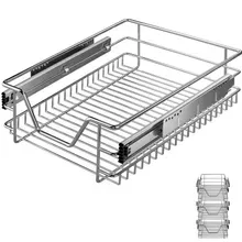 Casaria® Teleskopschublade 3er-Set 40cm Schrankbreite Außenmaß Casaria® Teleskopschublade 3er-Set 40cm Schrankbreite Außenmaß