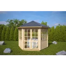 6-Eck-Gartenpavillon “Seattle” 3x3m | Kleiner Pavillon aus Holz | Gartenhaus 3x3m | Sechseckiger Gartenpavillon 6-Eck-Gartenpavillon “Seattle” 3x3m | Kleiner Pavillon aus Holz | Gartenhaus 3x3m | Sechseckiger Gartenpavillon