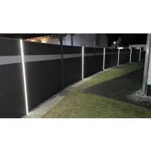 LED Pfostenleiste für Universal WPC Pfosten (Alu) Lichtfarbe "warmweiss" LED Pfostenleiste für Universal WPC Pfosten (Alu) Lichtfarbe "warmweiss"