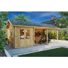 Carport mit Schuppen “Arthur” 7x3m | Carport mit Schuppen | Multifunktioneller Carport mit Abstellraum Carport mit Schuppen “Arthur” 7x3m | Carport mit Schuppen | Multifunktioneller Carport mit Abstellraum