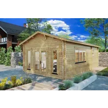 Gartenhaus mit Schlafzimmer und Toilette “Stefan 6” 5x8m Gartenhaus mit Schlafzimmer und Toilette “Stefan 6” 5x8m