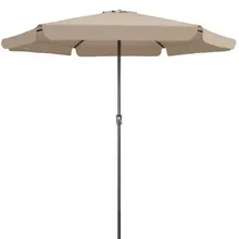 Sonnenschirm Maui Taupe Ø330cm UV-Schutz 80+ Sonnenschirm Maui Taupe Ø330cm UV-Schutz 80+
