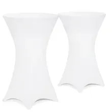 Stehtischhusse 2er-Set Weiß Ø60cm Stehtischhusse 2er-Set Weiß Ø60cm