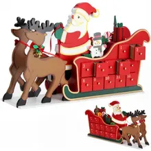 Adventskalender Schlitten Holz Adventskalender Schlitten Holz