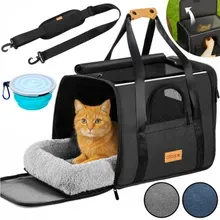 Cadoca® Katzentransportbox Anthrazit 44x34x31cm bis 20kg Cadoca® Katzentransportbox Anthrazit 44x34x31cm bis 20kg