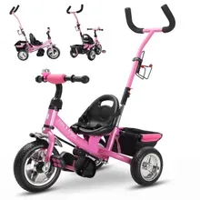 Spielwerk® Kinderdreirad Free Angel Pink Metall Schiebestange Spielwerk® Kinderdreirad Free Angel Pink Metall Schiebestange