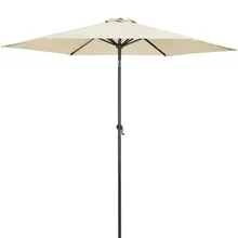 Sonnenschirm Beige Alu Ø300cm UV-Schutz 80+ Sonnenschirm Beige Alu Ø300cm UV-Schutz 80+