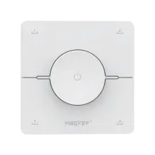 MiBoxer K0 LED Drehregler-Fernbedienung Weiß – für CCT und einfarbige LED Streifen, 2,4 GHz Funk, 1 Zone mit Szenenspeicher MiBoxer K0 LED Drehregler-Fernbedienung Weiß – für CCT und einfarbige LED Streifen, 2,4 GHz Funk, 1 Zone mit Szenenspeicher