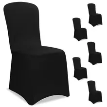 Detex® Stuhlhusse 6er-Set Schwarz OEKO-TEX® Detex® Stuhlhusse 6er-Set Schwarz OEKO-TEX®