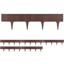 Deuba® Beeteinfassung 3er-Set Braun 11,7m Deuba® Beeteinfassung 3er-Set Braun 11,7m