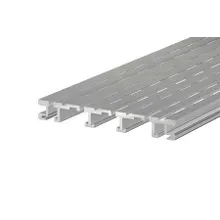 Drainagerost aus Aluminium 20 x 150 x 4000 mm Drainagerost aus Aluminium 20 x 150 x 4000 mm