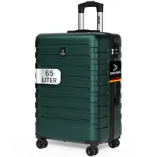Deuba® Hartschalenkoffer New York Dunkelgrün 65L Rollen 360º ABS Deuba® Hartschalenkoffer New York Dunkelgrün 65L Rollen 360º ABS