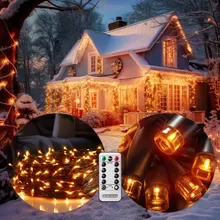 Lichterkette Warmweiß 20m Fernbedienung Lichterkette Warmweiß 20m Fernbedienung