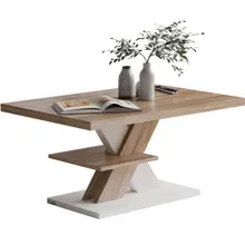 Couchtisch Detroit Weiß/Sonoma Eiche 90x60x45cm Couchtisch Detroit Weiß/Sonoma Eiche 90x60x45cm