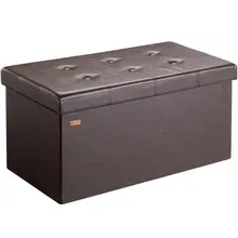 Sitzbank Braun 80x40x40cm MDF faltbar Sitzbank Braun 80x40x40cm MDF faltbar