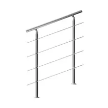 Treppengeländer Edelstahl 100cm 4 Streben Treppengeländer Edelstahl 100cm 4 Streben