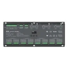 LTECH D32 DMX512/RDM LED Controller 32-Kanal 3A, 12-24V DC, mit OLED Display, Konstantspannung LTECH D32 DMX512/RDM LED Controller 32-Kanal 3A, 12-24V DC, mit OLED Display, Konstantspannung