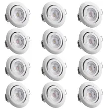 LED Einbauleuchte Krog 12er-Set Weiß LED Einbauleuchte Krog 12er-Set Weiß
