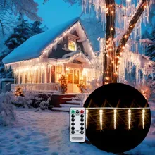 Lichterkette Eiszapfen Warmweiß 13m Lichterkette Eiszapfen Warmweiß 13m
