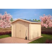 Holzschuppen “Nora A” 3x3m | Kleiner Gartenlagerraum oder Gartenwerkstatt 8,5m² | Hochwertiger Holzschuppen Holzschuppen “Nora A” 3x3m | Kleiner Gartenlagerraum oder Gartenwerkstatt 8,5m² | Hochwertiger Holzschuppen