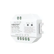 MiBoxer TRI-C1WR WiFi & 2.4G Funk TRIAC Dimmer für dimmbare 230 V Leuchten – Phasenabschnitt, 300 W, Push-Dim MiBoxer TRI-C1WR WiFi & 2.4G Funk TRIAC Dimmer für dimmbare 230 V Leuchten – Phasenabschnitt, 300 W, Push-Dim