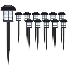 LED Solarleuchten 12er-Set Schwarz LED Solarleuchten 12er-Set Schwarz