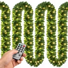 Casaria® Weihnachtsgirlande 5m inkl Fernbedienung Casaria® Weihnachtsgirlande 5m inkl Fernbedienung