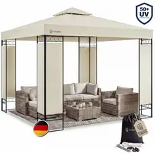 Pavillon Lorca Creme 3x3m UV-Schutz 50+ Pavillon Lorca Creme 3x3m UV-Schutz 50+