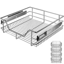 Casaria® Teleskopschublade 4er-Set 50cm Schrankbreite Außenmaß Casaria® Teleskopschublade 4er-Set 50cm Schrankbreite Außenmaß