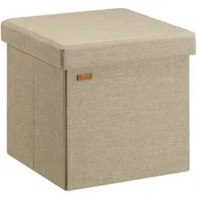 Sitzhocker Beige 38x38x38cm faltbar Sitzhocker Beige 38x38x38cm faltbar