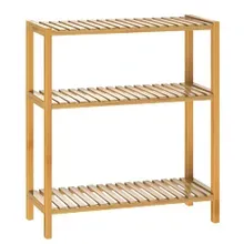Standregal Badregal Bambus 66x58x26cm Standregal Badregal Bambus 66x58x26cm