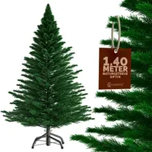 Casaria® Künstlicher Weihnachtsbaum 140cm PE Edeltanne realistische Optik Casaria® Künstlicher Weihnachtsbaum 140cm PE Edeltanne realistische Optik