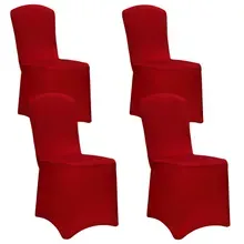 Detex® Stuhlhusse 4er-Set Bordeaux OEKO-TEX® Detex® Stuhlhusse 4er-Set Bordeaux OEKO-TEX®