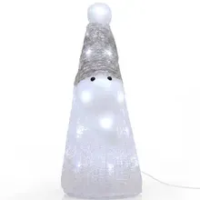 Deuba® LED Acryl Figur Weihnachten Santa Weiß Deuba® LED Acryl Figur Weihnachten Santa Weiß