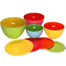 monzana® Schüsselset 4-tlg Kunststoff 4 Größen 900-4000ml monzana® Schüsselset 4-tlg Kunststoff 4 Größen 900-4000ml