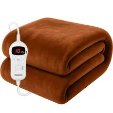 monzana® Heizdecke Braun Coral Fleece 180x130cm monzana® Heizdecke Braun Coral Fleece 180x130cm