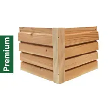 Douglasie Premium Fassadenverkleidung, Massivholz, Außen-Eckleiste 42 x 42 mm in 2,00 m Länge - natur Douglasie Premium Fassadenverkleidung, Massivholz, Außen-Eckleiste 42 x 42 mm in 2,00 m Länge - natur