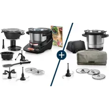 BOSCH Cookit Set Deluxe Schwarz MCC9555D10 BOSCH Cookit Set Deluxe Schwarz MCC9555D10