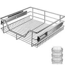 Casaria® Teleskopschublade 3er-Set 50cm Schrankbreite Außenmaß Casaria® Teleskopschublade 3er-Set 50cm Schrankbreite Außenmaß
